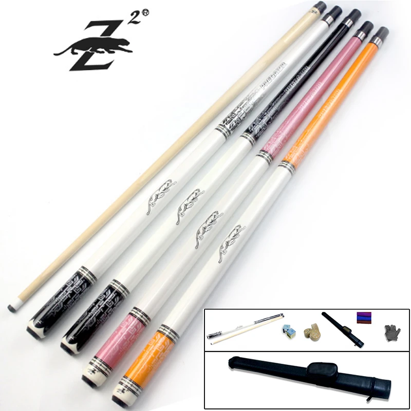 

2019 New 3142 PR Billiard Pool Cue Stick 13mm 11.5mm Tip Size with Pool Cue Case Set Chalks,Glove