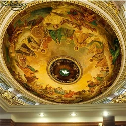 Custom photo wallpaper wall sticker wall paper home decor European art painting ceiling roof 3d mural wallpapers for living room
