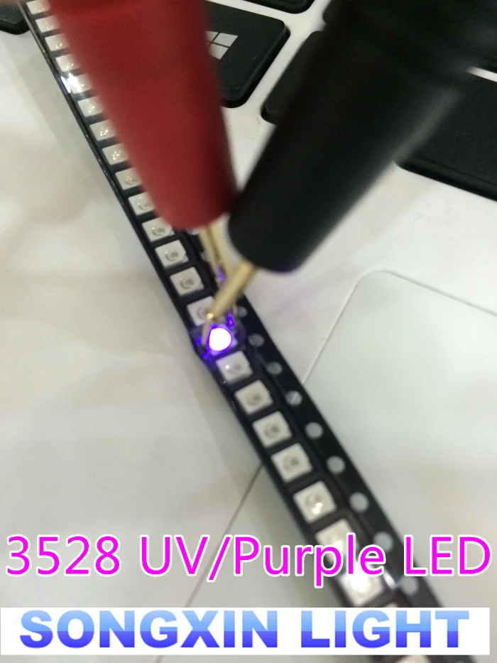 SMD led diode XIASONGXIN LIGHT 100pcs 3528/1210 purple/uv smd/smt plcc-2 high quality ultra bright light-emitting diodes