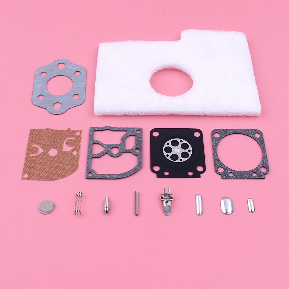 Carburetor Diaphragm Carb Gasket Air Filter Repair Kit For Stihl MS180 MS170 018 017 Zama RB-77 Chain Saw Parts