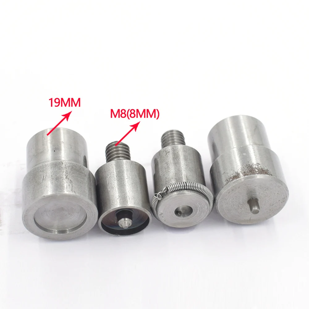 Hand Pressure Snaps  Retainer Molds Play Button Machine Combination Buckle 8/10/12.5/15 mm Metal Snap Tools