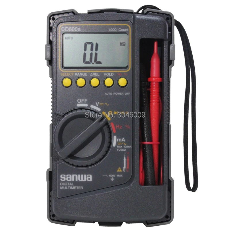 Imagem -02 - Sanwa-all-in-one Multímetro Digital Freqüência Capacitância Duty Cycle Test Japão Cd800a