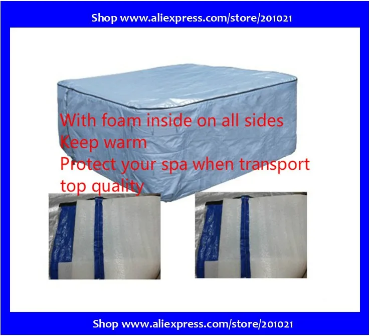 

Best quality Spa thermal Cover bag with foam inisde fit Size not more than 244 x 244 x 90cm