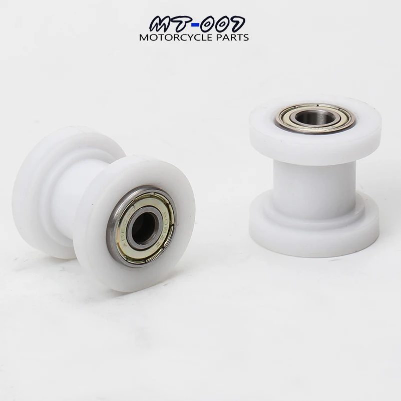 Concave Drive Chain Pulley Roller Slider Tensioner Wheel Guide For Pit Dirt Street Bike Bicycle Cycling 8mm / 10mm