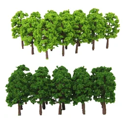 40 Pieces 8cm 1:150 N Scale Plastic Model Trees Railroad Landscape Scenery  model trees to decorate building model, roadway,