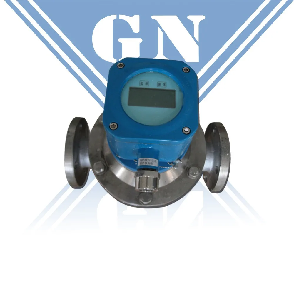 DN150 Pipe 12000-120000L/H flow range and LCD Display positive displacement flow meter