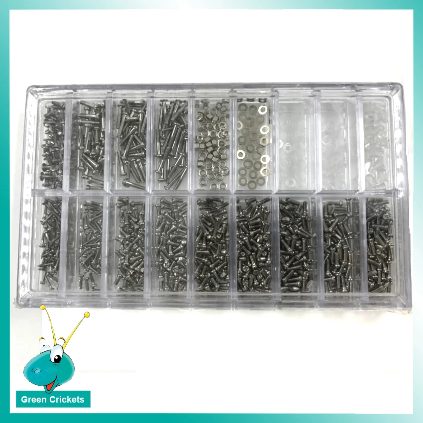 1000pcs/box assort size Tiny Scews for Glass/Watch Repair Replacement parts screw