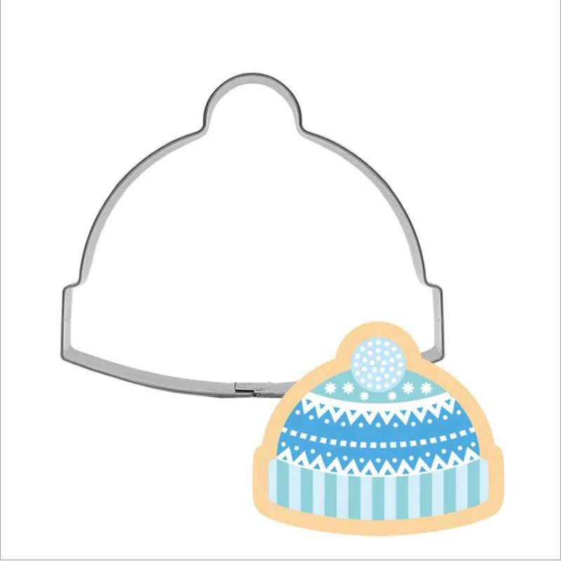

1pcs patisserie reposteria Wool Cap Moldes Metal Cookie Cutter Fondant Cake Decor Tool Cupcake Biscuit Pastry Mould Bakeware DIY