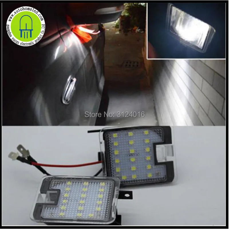 

2PC X dahosun LED Under Side View Mirror Puddle Lights for Ford C-Max Focus Kuga Escape Mondeo