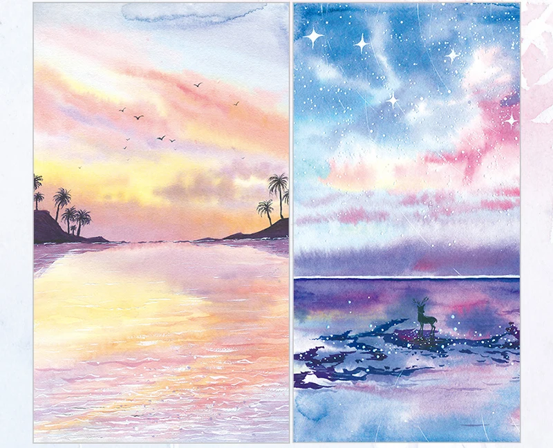 Watercolor Dream Painting Book Girl Heart Watercolor illustration Watercolor Entry Tutorial Books