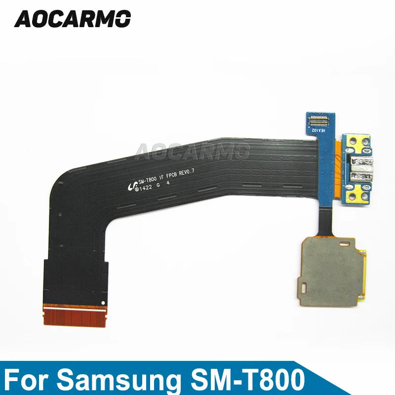 Aocarmo USB Charging Port Micro SD Reader Flex Cable For Samsung Galaxy Tab S 10.5 SM-T800