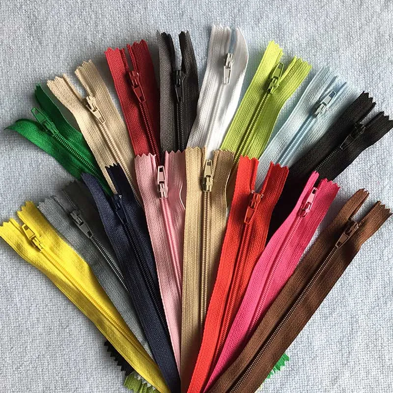 5pcs 3# Nylon Coil Zipper Zip Tailor Garment Sewing DIY 12 / 15 / 20 / 25 / 30 / 35 / 40 / 45 / 50 / 55 / 60 cm Trousers Zippers