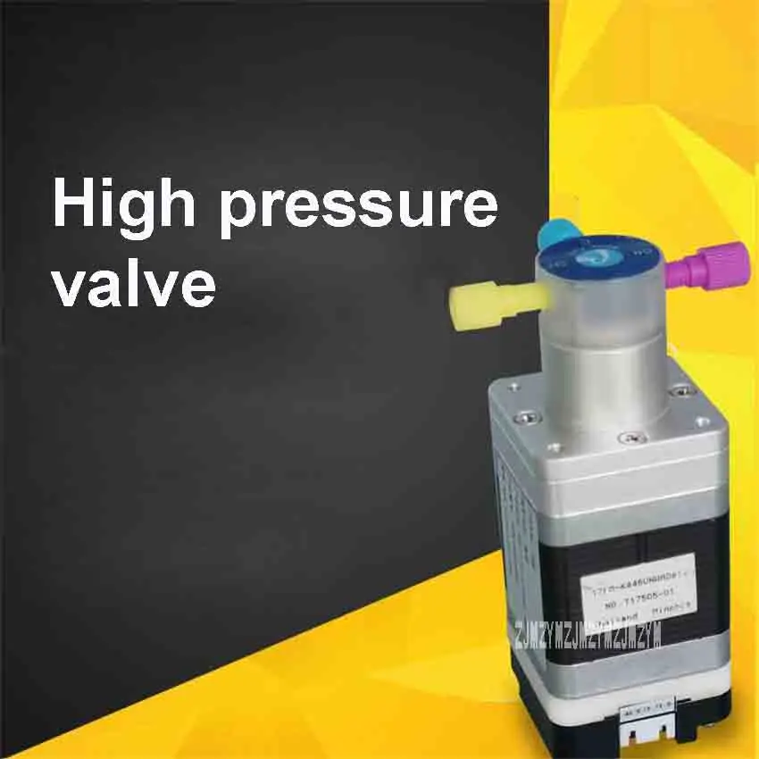 High Pressure Microfluidic Solenoid Valve QHF-Y-S-T02-K1.5-M00 Two-way /Three-way Switching Valve Solenoid Valve DC24V 17W 1.5MM