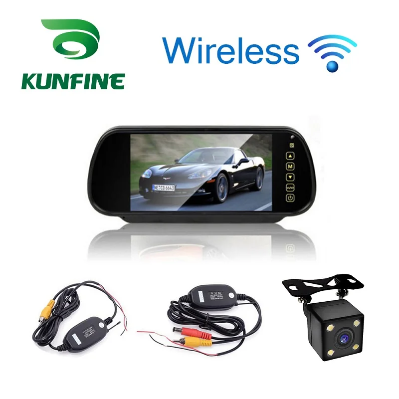 

Wireless Car Styling 7 inch TFT LCD Screen Car Rear View Monitor Display for Rearview Reverse Backup Camera Car TV Display