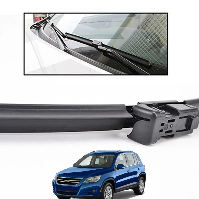 Misima Windshield Windscreen Wiper Blades For VW Tiguan Front Rear Window 2016 2015 2014 2013 2012 2011 2010 2009 2008 2007 Set