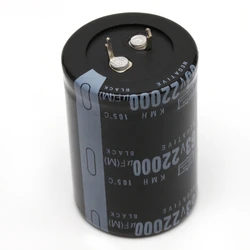 22000UF 63V Aluminum Electrolytic Capacitor 105C Dimension 35x50mm Cylindrical