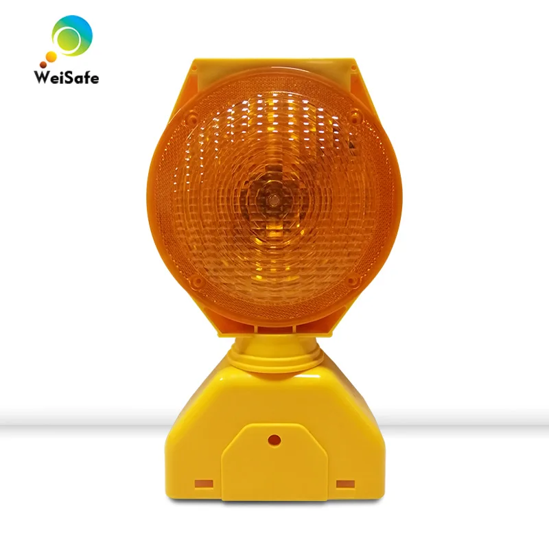 Nouveau design de feu LED jaune à énergie solaire, signalisation de haute luminosité, pour barrage de la circulation, prix d'usine