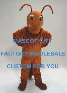 

Insect Costume Mascot Brown Ant Mascot Costume Adult Size Party Theme Mascotte Outfit Fit Suit Fancy Dress EMS Free Ship SW937