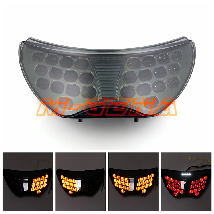 

Motorcycle LED Rear Turn Signal Tail Stop Light Lamps Integrated For CBR 600 CBR600 F4 1999 2000 99 00 F4I 2004 2005 2006