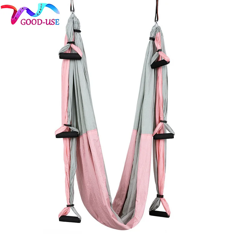 

Fitness Yoga Hammock Set For Pilates Body Shaping Equipment Anti-Gravity Yoga Hammock Yoga Flying Swing Aerial Traction Device