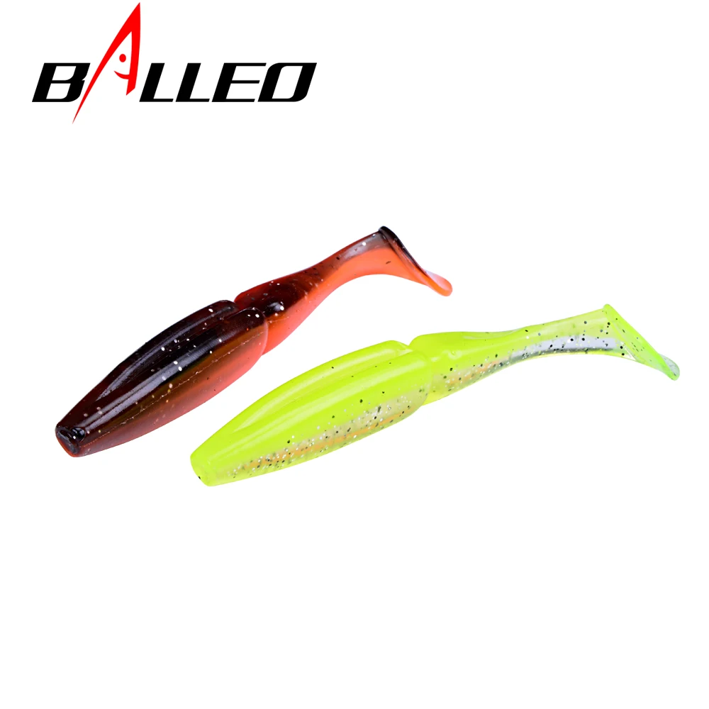 Balleo 3pcs/lot soft lure 12g/11cm double color Fishing lure  Shad Worm  Swimbaits Silicone Soft Bait Carp Artificial Soft Lure