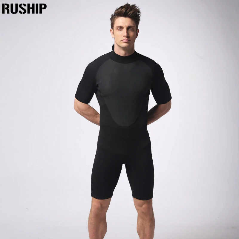 3MM Neoprene Wetsuits Double Nylon Fabric Short Paragraph Diving Suit Surf Clothing Surf Diving Equipment Winter Swimsuit