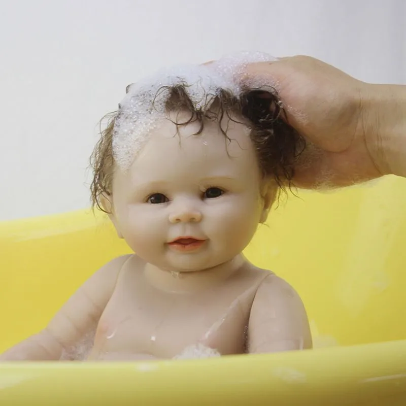 

Реалистичная силиконовая кукла Reborn для новорожденных мальчиков, 22 дюйма, можно купаться в воде