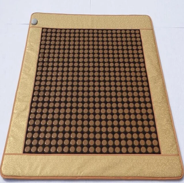 2018 Hot New Jade Mattress Electric Heating Natural Tourmaline Mat heating sleeping Tourmaline Mattress with eye cover 1.2*1.9M