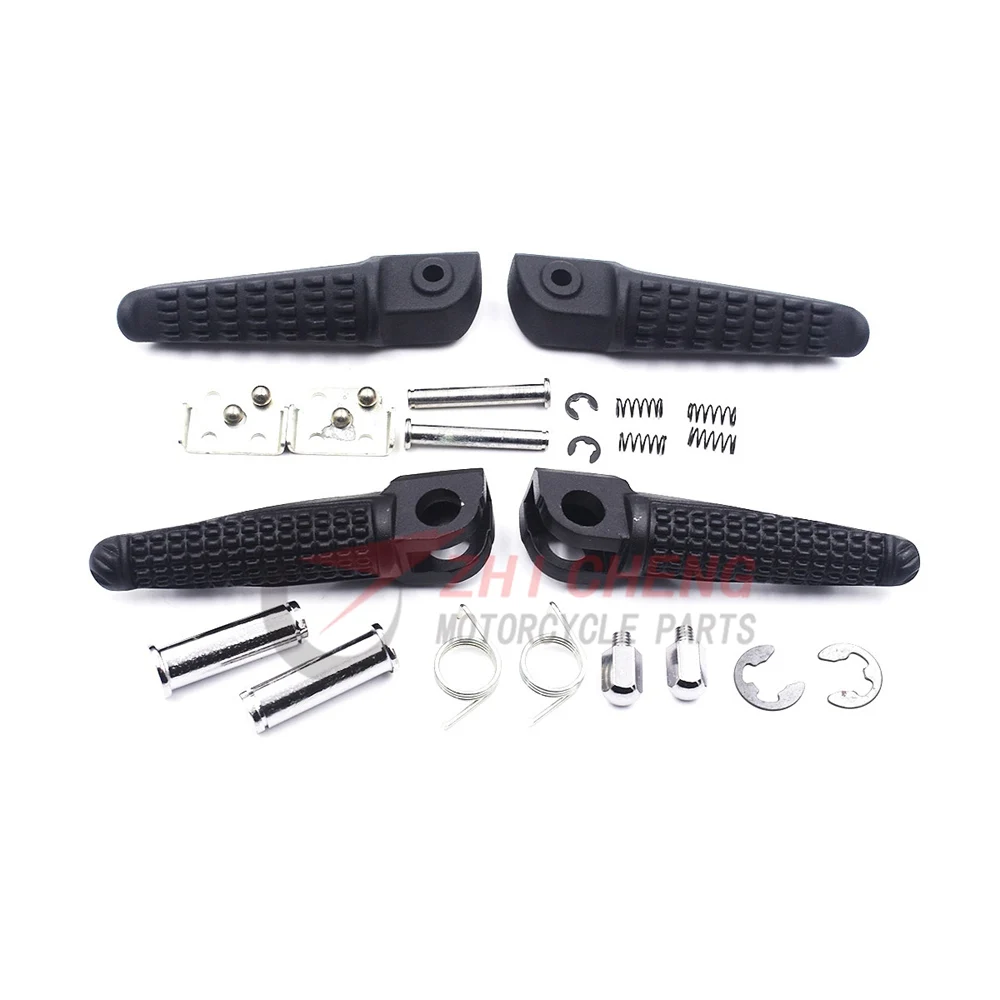 motorcycle Front Rear Footrests Foot pegs For Kawasaki Ninja 250 Z750 Z800 Z1000 ER6F ER6N ZX-6R 636 ZX-9R ZX-10R ZX-12R ZX-14R