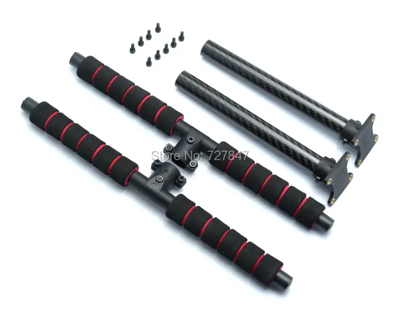 Train d'atterrissage fixe FPV Non rétractable, 170mm, Fiber de carbone 3K, pour quadrirotor S500