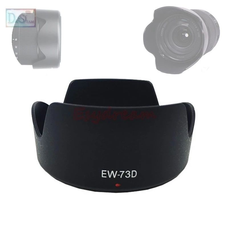 Lens Hood replace EW-73D EW73D for Canon EF-S 18-135mm f/3.5-5.6 IS USM / 18-135 mm F3.5-5.6 IS USM / RF 24-105mm F4-7.1 IS STM