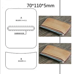 Japonia ostrze ze stali drewniane formy DIY skóra Craft zamek prosty portmonetka portfel Die mold zestaw wytłaczany ręcznie szablon narzędzia 70X110X5mm