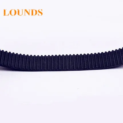 Free Shipping HTD168-3M-4 teeth 56 width 4mm length 168mm HTD3M 168 3M 4 Arc teeth Industrial  Rubber timing belt  5pcs/lot