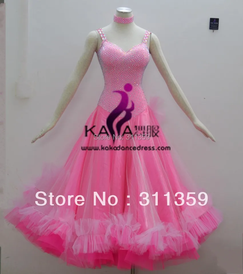 

KAKA DANCE B1402,Competition Ballroom Standard Dance Dress,Waltz Dance Competition Dresses,Women,Girls Ballroom Dance Dress