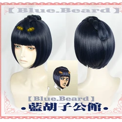 Cosplay Wig Bruno Bucciarati Sticky Finger Short Wig  Anime Synthetic Hair + Wig Cap