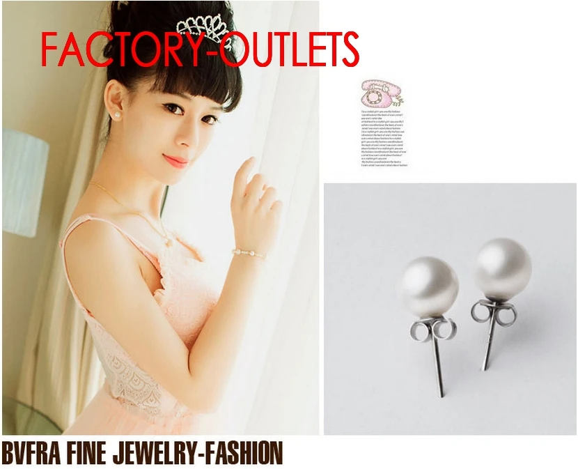 Factory Price Fashion Jewelry 925 Silver Needle Stud Earrings For Women Hot Sale Pearl Earrings Super Cheap Wedding Earrings