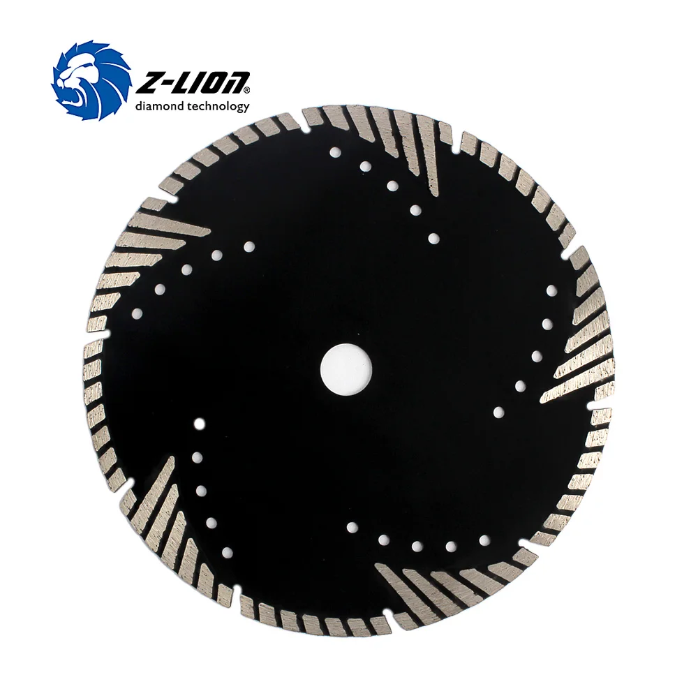 Z-LION 230mm Diamond Cutting Disc Granite Marble Saw Blade Turbo Diamond Segments 9 Inch Store Cutting Tool Blade