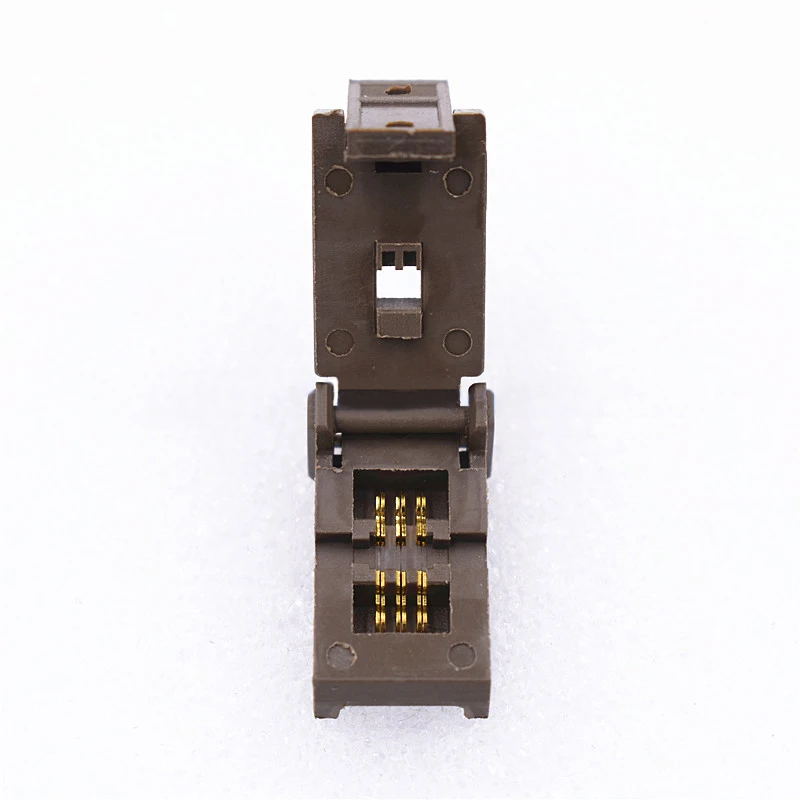 

SOT89-6L Burn in socket pin pitch 1.5mm IC body size 2.5 mm Kelivn clamshell test programming adapter original socket