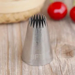 #9FT Large Size Cake Decorating Pastry Piping Nozzle Icing Tips Bakeware Kitchen Cookies Tools Stainless Steel