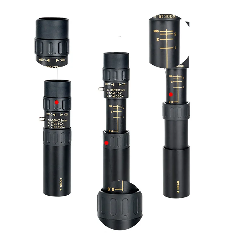 NEW Binoculars Nikula 10-30x25 Zoom Monocular Telescope Pocket Hunting Optical Prism Scope