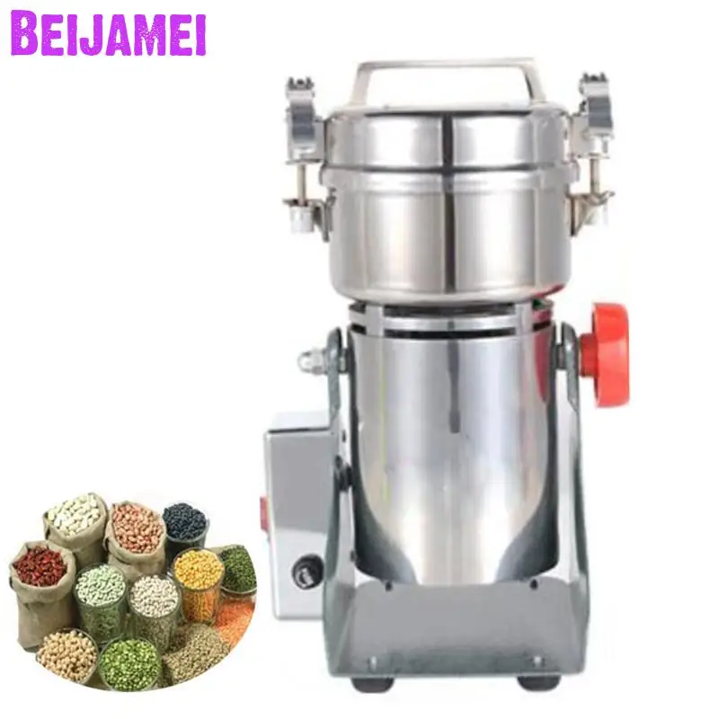 BEIJAMEI portable electric coffee/soybean/spice/grain/wheat herb grinder Small Chinese medicine grinding machine