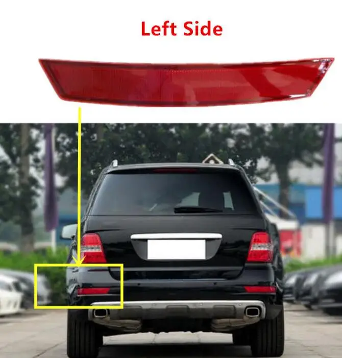 Rear Bumper driver Left or right side Reflector Light for Mercedes-Benz W164 ML320 ML350 ML550  1648200574 1648200674