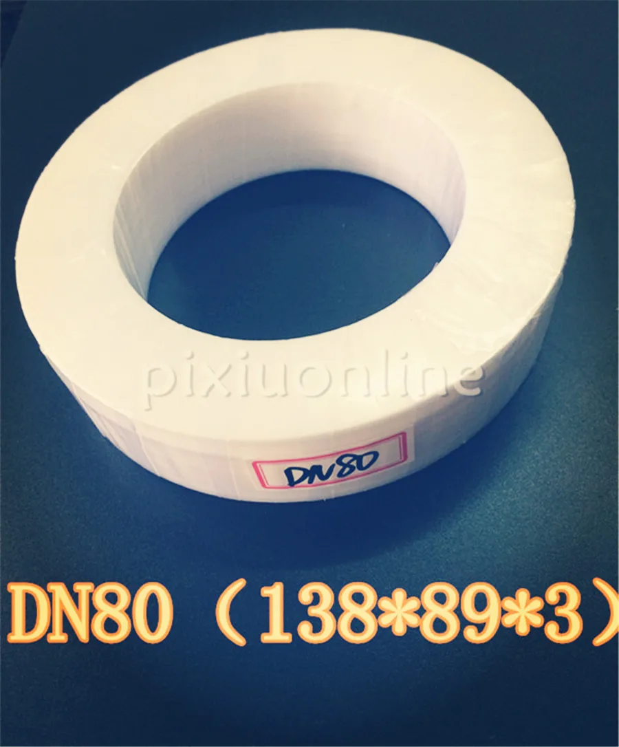 

1pc YT929X 89*138mm Thickness 3mm DN80 PTFE Material White Ring Gasket DIY Model Making Parts Free Shipping Australia