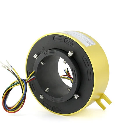 

Rotary Conductive Slip Ring Hole 70mm 80mm Out dia158mm 2 4 6 8 10 12 Wire Rotary Connector Inductor