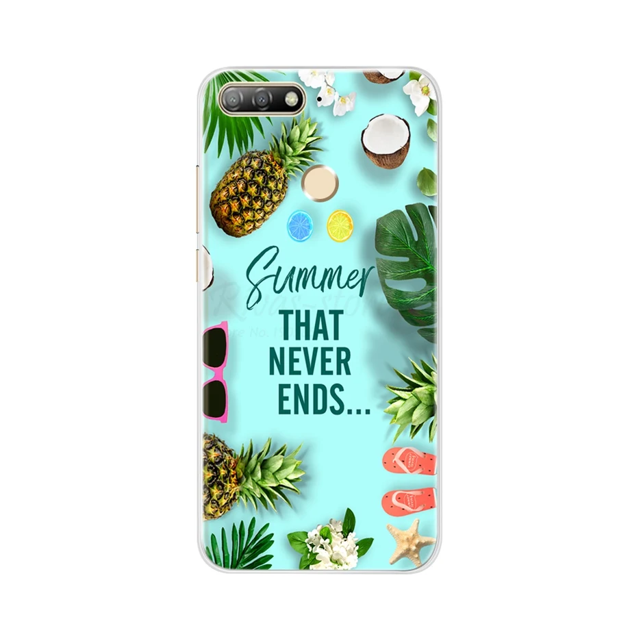 for funda huawei Y7 2018 case for huawei Y7 Prime 2018 cover soft tpu silicon case for coque huawei Y 7 Y7 prime 2018 phone case