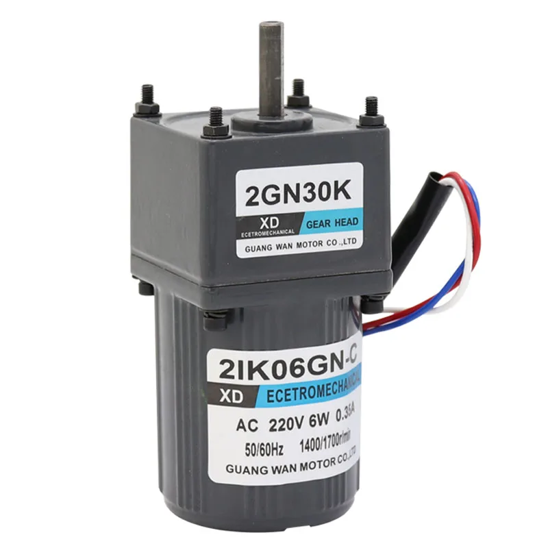 

2I/RK6GN-C 220V AC Motors, Geared Motors, Gears Distinctive Distance Motors, Adjustable Speed CW/CCW 6W Motors