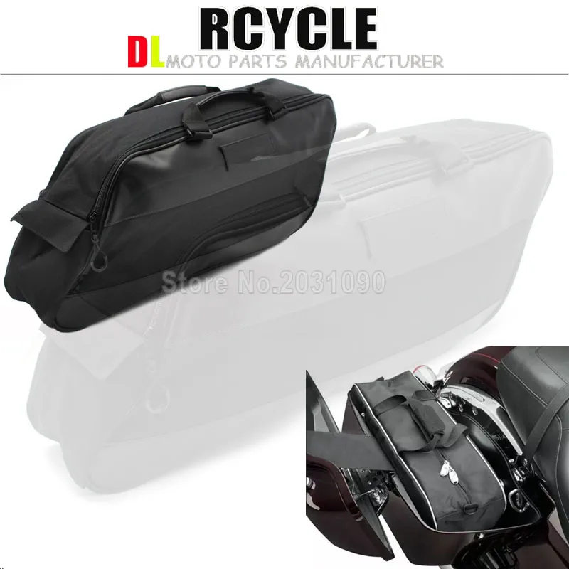 Side box liner bag gliding waterproof lining kit For Harley Touring Road King Electra Street Glide 94-13