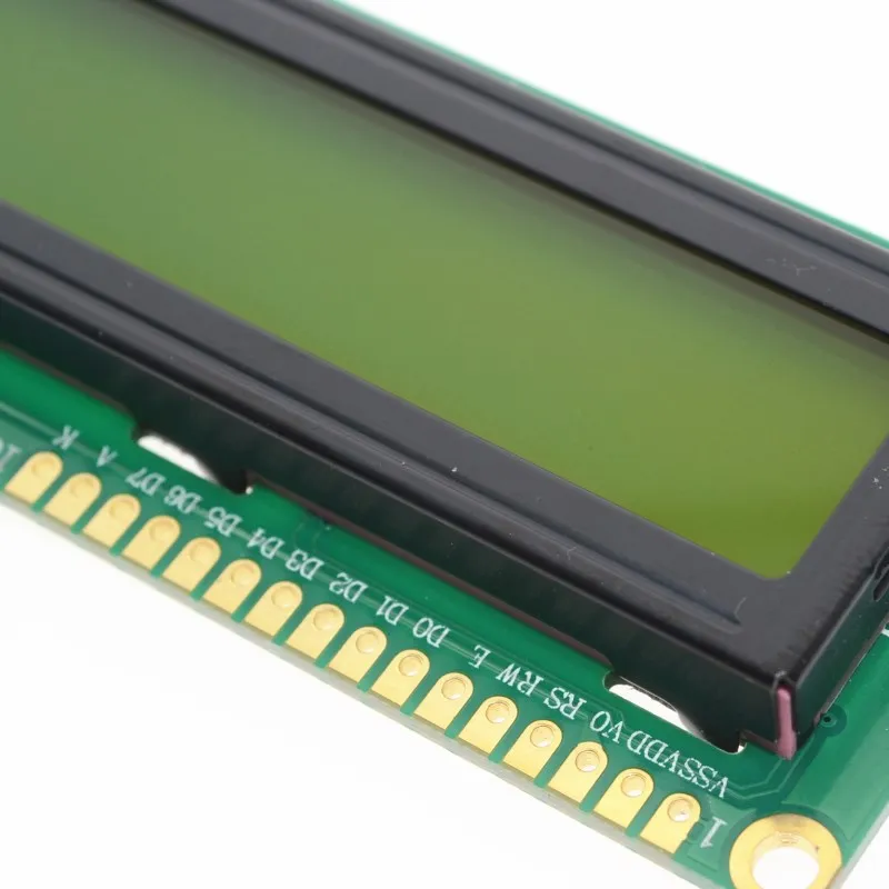 1PCS LCD1602 1602 modul grün bildschirm 16x2 Zeichen LCD Display Module.1602 5V grün bildschirm und weiß code für arduino