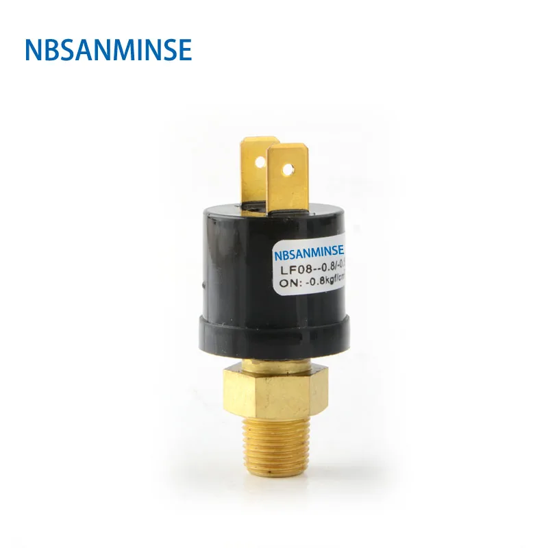 NBSANMINSE SMF08V 1/8 1/4 Small Vacuum Pressure Switch On Off Designed Automatic Reset Used In Vacuum Environment High Quality