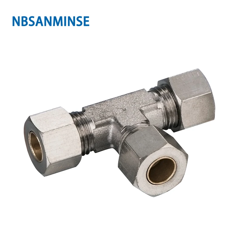 

NBSANMINSE 10Pcs/lot KE 4 6 8 10 12 mm Pneumatic Compression Fitting Brass Pneumatic Tube Fitting Lockable type for water air